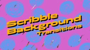 Videohive Scribble Background Transitions Elements template preview