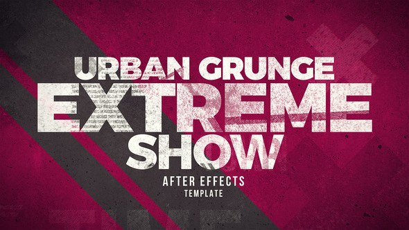Videohive Urban Grunge Extreme Show Openers template preview