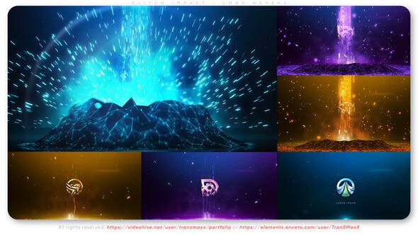 Videohive Glitch Impact - Logo Reveal Logo Stings template preview