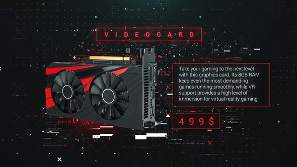 Videohive Hardware Store Video Displays template preview