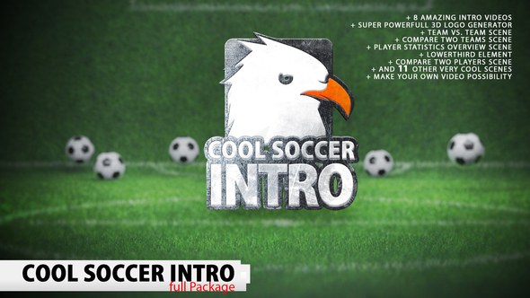 Videohive Cool Soccer Intro Openers template preview