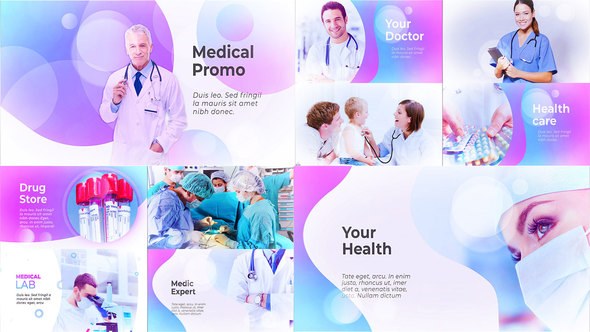 Videohive Medical Presentation - Medicine Promo Video Displays template preview