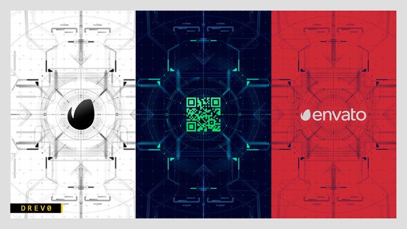 Videohive Future HUD Opening Logo Stings template preview