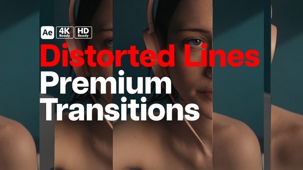 Videohive Premium Transitions Distorted Mirror Elements template preview