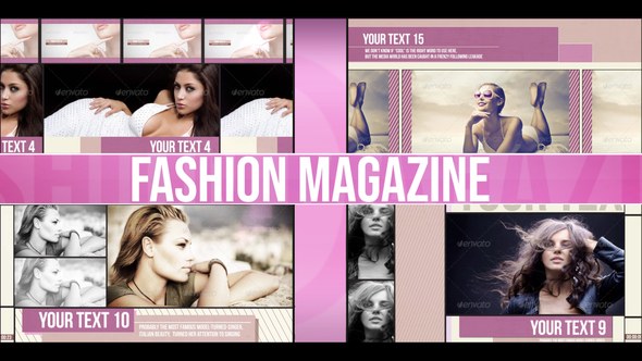 Videohive Fashion Magazine (Dynamic Slideshow) Openers template preview