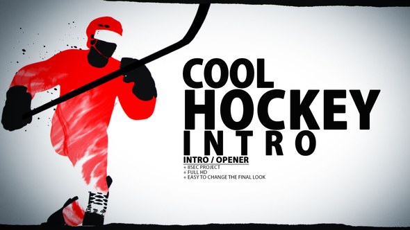 Videohive Cool Hockey Intro Video Displays template preview