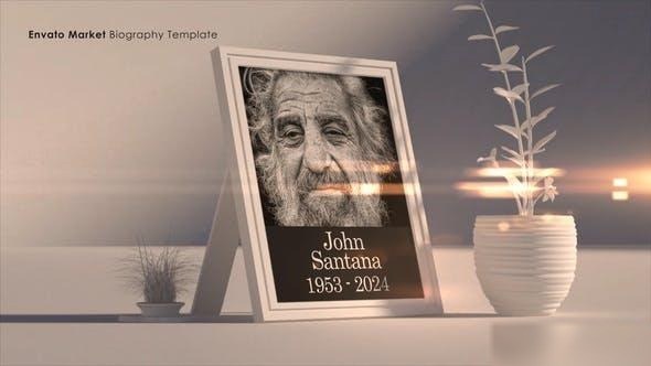 Videohive Biography Openers template preview