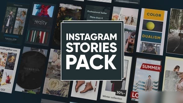 Videohive Instagram Stories Pack 22397597 Video Displays template preview