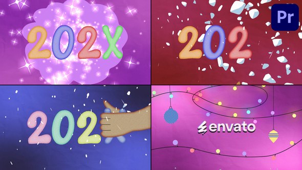 New Year Logo for Premiere Pro Premiere Pro template preview