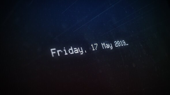 Digital Distortion Video Displays template preview