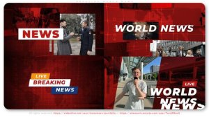 Videohive Breaking World News Broadcast-packages template preview