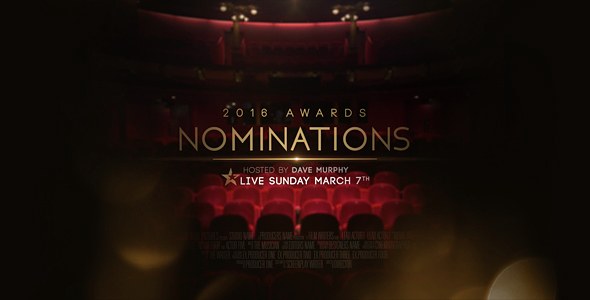 Videohive Awards Nominations Promo Openers template preview