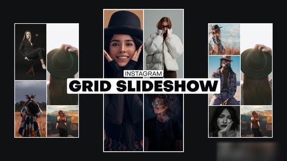 Videohive Instagram Grid Slideshow Openers template preview