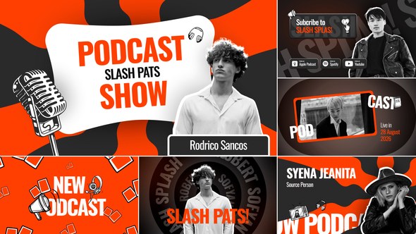 Videohive Creative Podcast Intro 60198643 Openers template preview