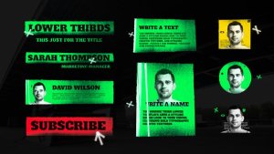 Videohive Lower Thirds 60023763 Elements template preview