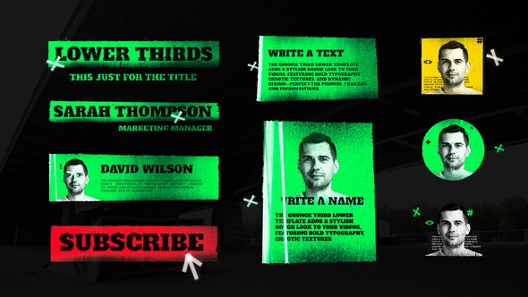 Videohive Lower Thirds 60023763 Elements template preview