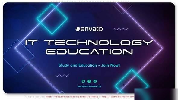 Videohive Information Technology Education Openers template preview