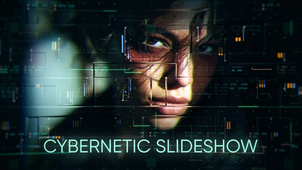 Videohive Cybernetic Slideshow Openers template preview