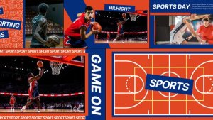 Videohive Sport Day After Effects Video Displays template preview
