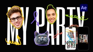 Videohive Bold & Colorful Face Intro Openers template preview