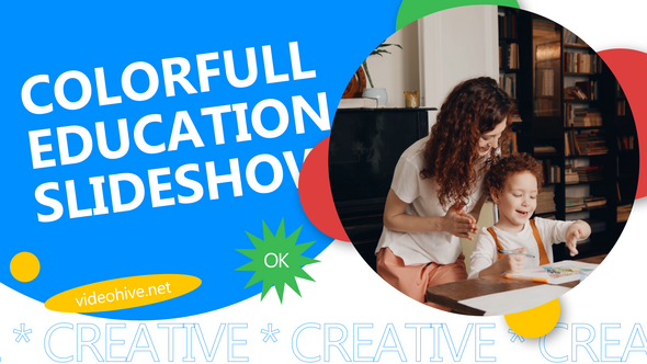 Videohive Colorful Education Slideshow 54817630 Openers template preview