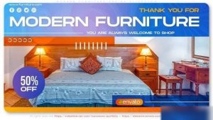 Videohive Modern Furniture Design Slideshow Openers template preview