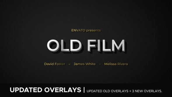 Videohive Old Film Titles template preview