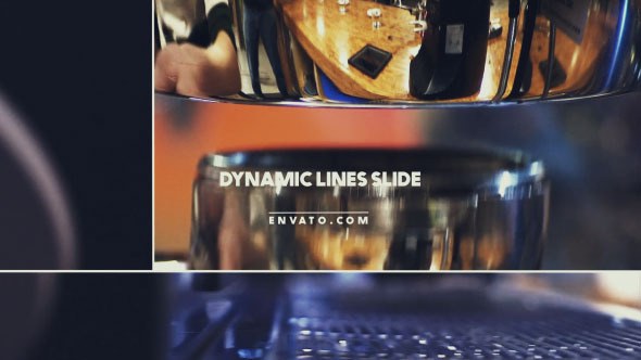 Videohive Dynamic Lines Slide Video Displays template preview
