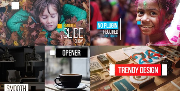Smooth Slide Video Displays template preview