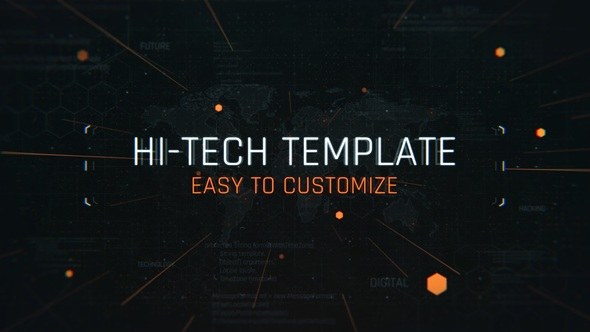 Videohive Tech Glitch Trailer Titles Titles template preview