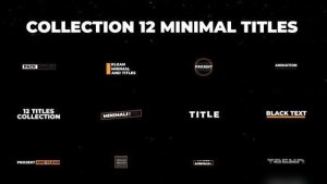 Videohive Simple Titles | After Effects 44119525 Titles template preview