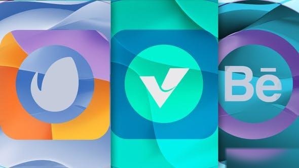 Videohive Colorful Minimal Logo Reveal Logo Stings template preview