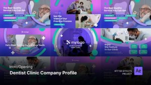 Videohive Intro/Opening Video - Dentist Clinic Company Profile After Effects Template Openers template preview