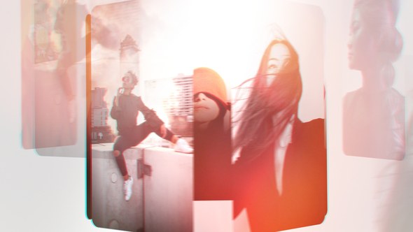 Videohive Spinning Photo Logo Reveal Logo Stings template preview