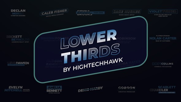 Videohive Lower Thirds 57737187 Elements template preview