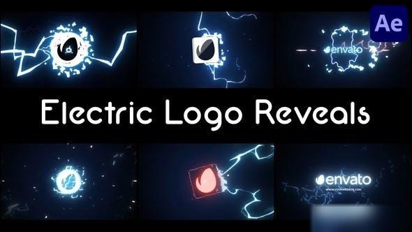 Videohive Electric Logo Reveals for After Effects Logo Stings template preview