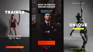 Instagram Stories v.2 Video Displays template preview