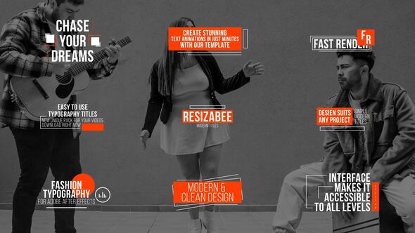 Videohive Modern Titles 56227714 Titles template preview