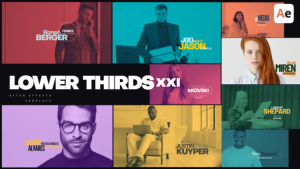 Videohive Lower Thirds XXI Titles template preview