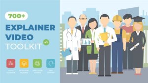 Explainer Video Toolkit Video Displays template preview