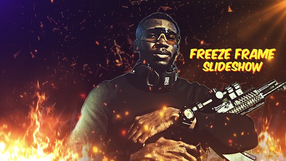 Videohive Action Fire Trailer Video Displays template preview