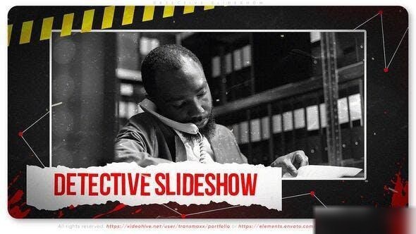 Videohive Detective Slideshow Openers template preview