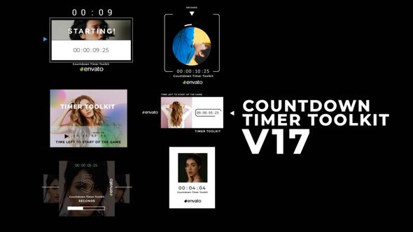 Videohive Countdown Timer Toolkit V17 Elements template preview