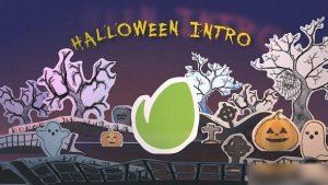 Videohive Halloween Intro 34240089 Logo Stings template preview