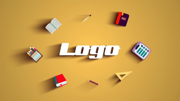 Videohive School Logo Reveal Logo Stings template preview