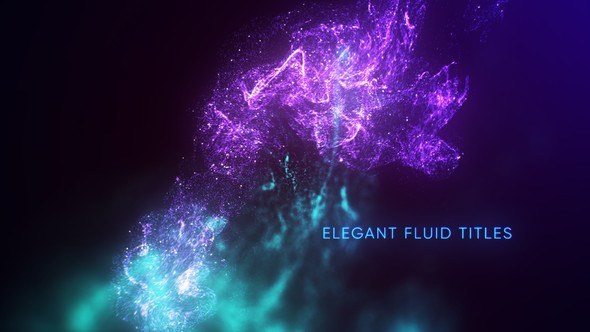 Videohive Elegant Fluid Titles 45587716 Titles template preview