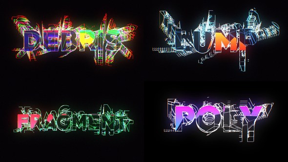 Videohive Polytype Title Opener Titles template preview