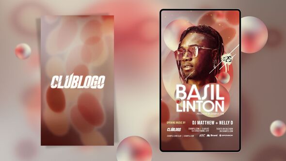 Videohive Animated Nightclub Flyer Template 59198488 Openers template preview