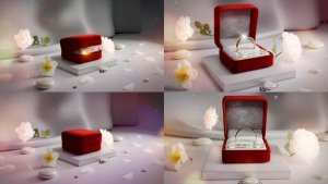Videohive Wedding Ring Title Opener Video Displays template preview
