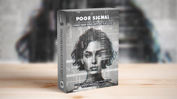 Poor Signal Glitch Music Video Transition for Premiere Pro Premiere Pro template preview